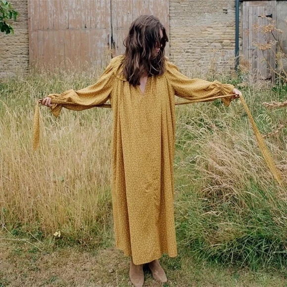 Doen Rory dress midi long sleeve Sz XL - Picture 4 of 6